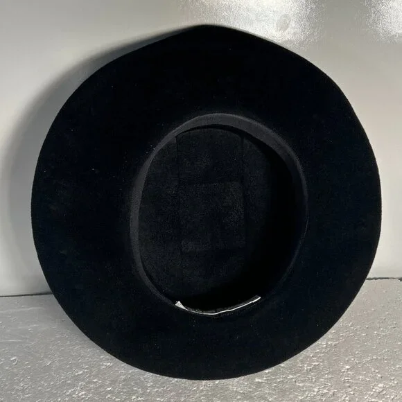 Eric Javits Vintage Wool Hat Satin Bow Old Money Quiet Luxury Cottage Prairie - Picture 6 of 7